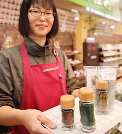 ドライパセリを初めて販売する名取さん