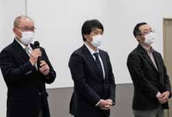 意気込みを語る野村新部会長