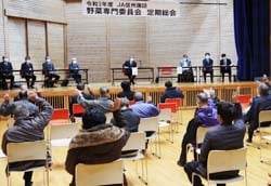 全議案、賛成多数で可決した野菜専門委員会定期総会