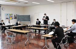 上田東支所会議室で開催された総会
