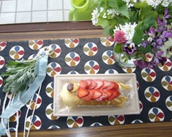 完成した鯉のぼりケーキ