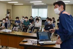 救急救命士が防災の心得を伝える