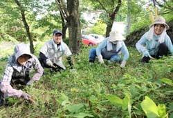 交流をしながら作業をすすめる参加者