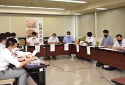 JAながの本所にて意見交換の様子