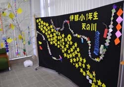 展示されている天の川