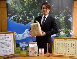 コンテストで受賞を果たした茅野純和さん