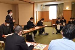 「青壮年部とJAにとってこの分科会は未来への第一歩」と協力を呼び掛ける清滝部長