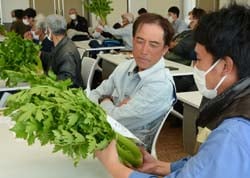 出荷規格を確認する部会員