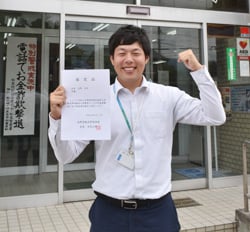 県代表候補選手に指定された宮島さん