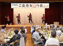 そば切り音頭を踊るスマイルダンサーズ