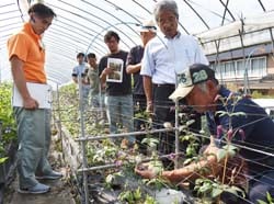 池田部会長の説明を熱心に聞く参加者ら