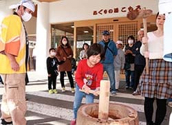 好評だった餅つき大会