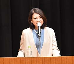 講演会の様子（長野県上田市で）