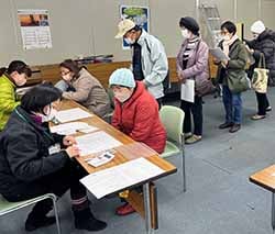 今年度の申し込みをする地域住民