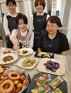 考案したジャガイモ料理