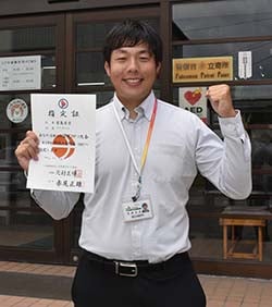 国民スポに出場する宮島さん
