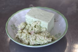 完成した豆腐とおからサラダ
