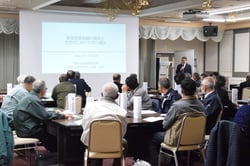 取り組みを共有する集落営農組織の代表者ら