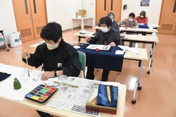 年賀状を「絵手紙」で