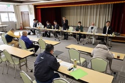 次期3カ年計画策定に向け、組合員と懇談した地区集落懇談会