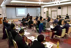 多くの関係者が参加した大北生産振興大会