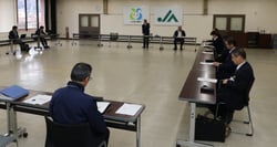 25年度の方針を協議する役職員