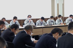 取り組みの最終報告をする実行責任者