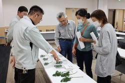 規格を確認する生産者