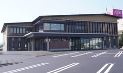 完成した本所・豊科支所（安曇野市豊科）