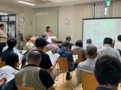 大勢が参加した講習会