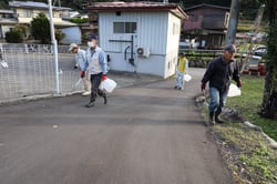 清掃するＪＡ役職員