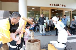 好評だった餅つき大会