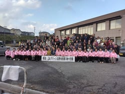 ＪＡ能登わかば女性部員と一緒に