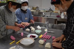 やしょうまの色付け