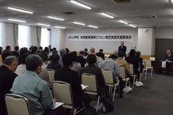 さらなる農業振興を呼びかける西村組合長