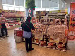 横浜のスーパーで行ったコラボイベント