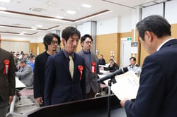 表彰を受けた受賞者