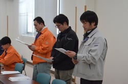 視察研修について報告するＪＡ担当職員ら