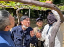 農業体験をする就農希望の参加者