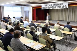 ２０２５年度の事業報告や来年度の計画など５議案を可決した農業青色申告会の定期総会（長野県富士見町で）