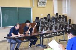 事業説明を行うＪＡ担当者（長野県中野市で）