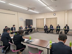 生産資材等高騰対策本部会議の様子