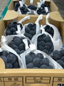 初出荷をむかえた種なし巨峰