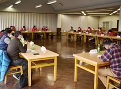 1時間に渡り行われた情報交換会