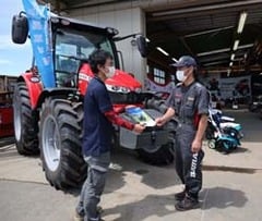 来場者のニーズに合った商品を紹介した農機展示会