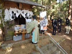 菅原神社（松川町）で行った合格祈願