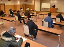 JAの支援を約束する関野部長
