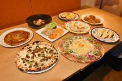 1月の試食会で並んだきのこ料理