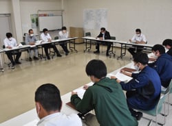 現状の把握や今後の対策について協議した会議