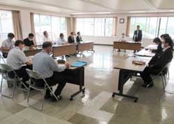 志賀高原支所で開いた懇談会
